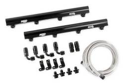 MSD Ignition 2721 Atomic EFI Billet Fuel Injector Rail Kit for GM 294-427
