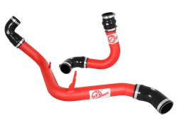 aFe 46-20184-R 2.5" Alum Hot/Cold Charge Pipe Kit Red for 13-18 Ford Focus ST