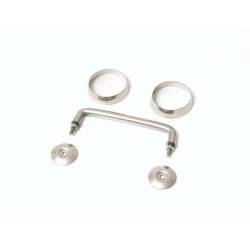 Rugged Ridge - Rugged Ridge 11104.01 Windshield Tie Down Kit Stainless Steel for Wrangler - Image 1