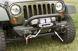 Rugged Ridge 11541.01 XHD Aluminum Front Bumper Winch Mount