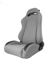 Rugged Ridge 13447.09 Sport Front Seat Reclinable Gray for Jeep Cherokee XJ