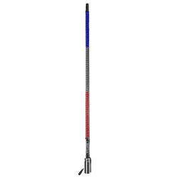 5150 Whips 48" Hyper Whip LED Safety Whip-USA w/Magnet Mount & Flag-Each