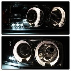 Spyder Auto - Spyder Auto 5009371 LED Halo Projector Headlights Chrome/Smoked - Image 2