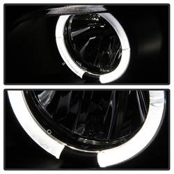 Spyder Auto - Spyder Auto 5009081 Black/Clear LED Halo Projector Headlights for 96-02 BMW Z3 - Image 2