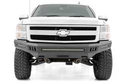 Rough Country Suspension Systems - Rough Country 10910 Front Hi-Clear Black Bumper for 07-13 Silverado 1500 2WD/4WD - Image 2