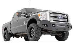 Rough Country Suspension Systems - Rough Country 10783 Heavy Duty Black Front Bumper for 11-16 Super Duty - Image 2