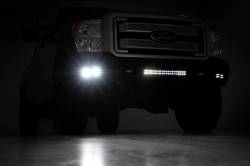 Rough Country Suspension Systems - Rough Country 10783 Heavy Duty Black Front Bumper for 11-16 Super Duty - Image 3