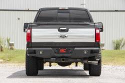 Rough Country Suspension Systems - Rough Country 10784 Heavy Duty Black Rear Bumper for 99-16 Ford F250/F350 - Image 4