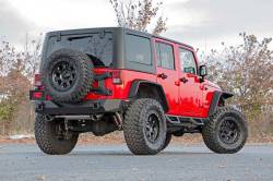 Rough Country Suspension Systems - Rough Country Heavy Duty Rear Tire Carrier Kit Black for Jeep Wrangler JK 10523 - Image 4