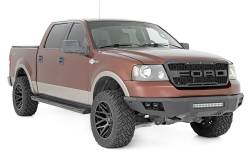 Rough Country Suspension Systems - Rough Country Heavy Duty Black Front Bumper 04-08 Ford F150 10766 - Image 2