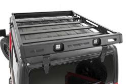Rough Country Suspension Systems - Rough Country 10622 Hard Top Roof Rack w/LEDs Black for 18-25 Jeep Wrangler JL - Image 4