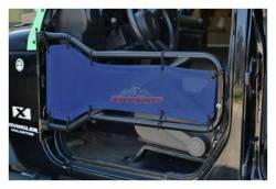 Steinjager - Steinjager Mesh Tube Door Covers Front-Blue for Wrangler JK J0041368 - Image 1