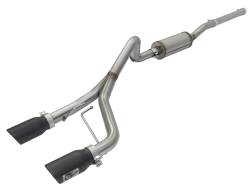 aFe 49-48056-B Rebel 2.5" Cat-Back Exhaust System for 07-18 Wrangler JK 3.6/3.8L