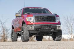 Rough Country Suspension Systems - Rough Country 70229 Front Mesh Grille Insert Black for 09-14 Ford F150 - Image 3