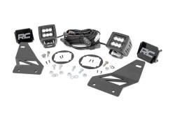 Rough Country 2" LED Pod Fog Light Kit-Spot for 05-20 Nissan Frontier 71023