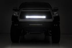 Rough Country Suspension Systems - Rough Country 70224 Front Mesh Grille Insert w/LED Black for 14-17 Toyota Tundra - Image 5