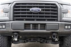 Rough Country Suspension Systems - Rough Country RS150A Front Tow Hook Brackets Black for 09-20 Ford F150 - Image 6