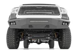 Rough Country Suspension Systems - Rough Country 70225 Front Mesh Grille Insert w/LED Black for 14-17 Toyota Tundra - Image 3