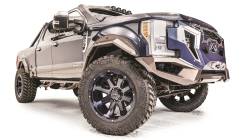 Fab Fours - Fab Fours TF4110-1 Open Fender Flare for 17+ Ford F250/F350 Super Duty - Image 1