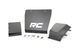 Rough Country 222 Front Skid Plate Kit 5"-7.5" Lift for Silverado/Sierra 1500