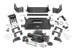 Rough Country 51059 Front Hidden Winch Mount Kit w/Winch for 21-26 Ford Bronco
