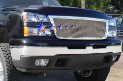 APS - APS Wire Mesh Grille-Polish 05-06 Silverado 1500/2500/3500 GR03GFE76T - Image 1