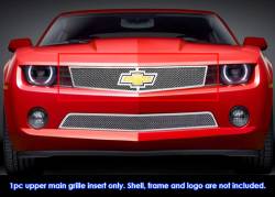 APS - APS Wire Mesh Grille-Polish 10-13 Chevrolet Camaro GR03GFG23T - Image 1