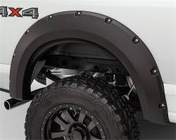 Bushwacker Max Pocket Style Rear Fender Flares Black Silverado 40098-02
