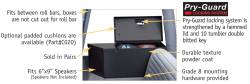 Tuffy Security Products - Tuffy Security Products 020-01 Speaker & Storage Security Lockbox Set Std Key - Image 4