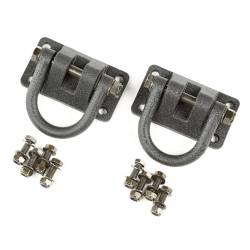 Rugged Ridge 11540.20 D-Rings Textured Black XHD & Custom Bumpers