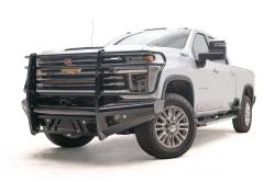Fab Fours - Fab Fours CH20-S4960-1 Black Steel Front Ranch Bumper - Image 2