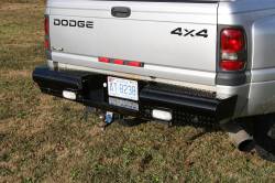 Fab Fours - Fab Fours DR94-T1650-1 Black Steel Ranch Rear Bumper for Ram 2500/3500 - Image 2