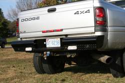 Fab Fours - Fab Fours DR94-T1650-1 Black Steel Ranch Rear Bumper for Ram 2500/3500 - Image 3