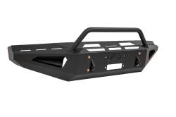 Fab Fours - Fab Fours DR94-RS1562-1 Red Steel Front Bumper for 94-02 Ram 2500/3500 - Image 3