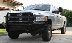 Fab Fours - Fab Fours DR03-S1060-1 Black Steel Front Ranch Bumper for Ram 2500/3500 - Image 4