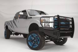 Fab Fours - Fab Fours FS05-S1260-1 Black Steel Front Ranch Bumper - Image 2