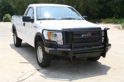 Fab Fours - Fab Fours FF09-K1960-1 Black Steel Front Ranch Bumper for 09-14 F150 - Image 3