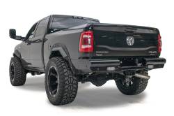 Fab Fours - Fab Fours DR19-T4450-1 Black Steel Rear Bumper for 19-22 2500/3500 - Image 2