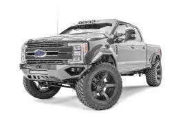 Fab Fours - Fab Fours FS17-V4161-1 Open Fender Front Bumper - Image 2