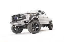 Fab Fours - Fab Fours FS17-V4161-1 Open Fender Front Bumper - Image 3