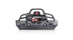 Fab Fours - Fab Fours JK07-B1854-1 Hardcore Stubby Winch Front Bumper for Jeep Wrangler JK - Image 7