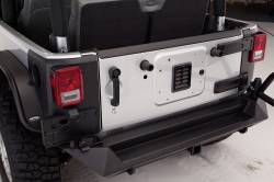 Fab Fours - Fab Fours JK07-Y1251-1 Heavy Duty Rear Bumper for 07-18 Jeep Wrangler JK - Image 1