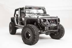 Fab Fours - Fab Fours GR1000-1 Grumper Grill/Front Bumper for 07-18 Wrangler JK - Image 1