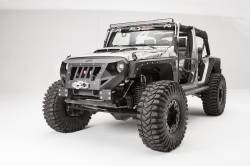 Fab Fours - Fab Fours GR1000-1 Grumper Grill/Front Bumper for 07-18 Wrangler JK - Image 2