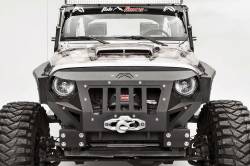 Fab Fours - Fab Fours GR1000-1 Grumper Grill/Front Bumper for 07-18 Wrangler JK - Image 3