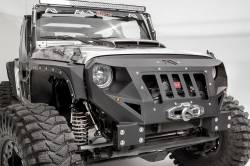 Fab Fours - Fab Fours GR1000-1 Grumper Grill/Front Bumper for 07-18 Wrangler JK - Image 4