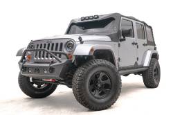 Fab Fours - Fab Fours JK07-B1952-1 Stubby Bumper for 07-18 Wrangler JK Wrangler JL - Image 2