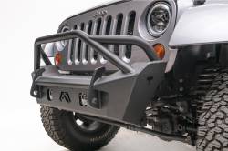 Fab Fours - Fab Fours JK07-B1952-1 Stubby Bumper for 07-18 Wrangler JK Wrangler JL - Image 4