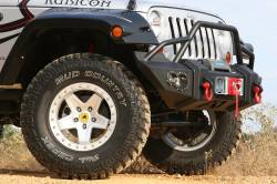 Fab Fours - Fab Fours JK07-B1850-1 Lifestyle Winch Front Bumper for 07-18 Wrangler JK - Image 1