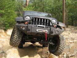 Fab Fours - Fab Fours JK07-B1850-1 Lifestyle Winch Front Bumper for 07-18 Wrangler JK - Image 4